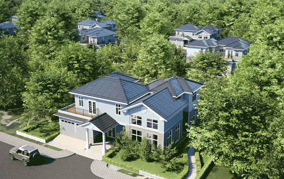 泰墅绿能高端别墅BIPV项目